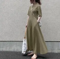 Emma Taylorエマテイラー美シルエット　マキシ丈ワンピース　体型カバーのサムネイル