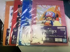 一番くじ　ワンピース F賞　ONE PIECE スリーブデザインタオル4枚セット