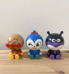 おっきなアンパンマンマスコット 3個セット　フィギュア　ガチャポン
