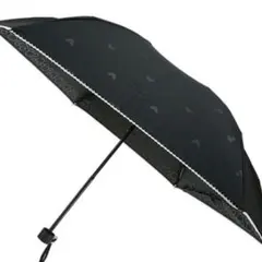 ディズニーリゾート限定 折りたたみ日傘 晴雨兼用 ミッキー ブラック 黒のサムネイル