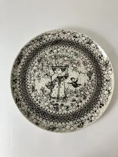 ヴィンテージ SEYEI セーエー陶器×ジャン・コクトー 飾り皿 24cm