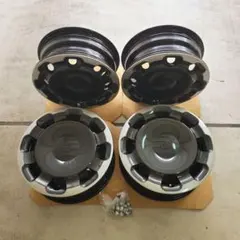新型シエンタ新車外し スチールホイールキャップ付 4本セット15インチ