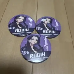 ワンピースエッグヘッド編 ロビン缶バッジセット