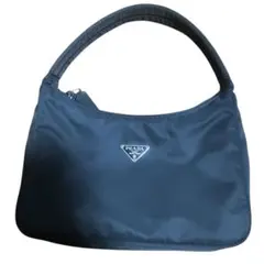 PRADA プラダ ナイロン ハンドバッグ ブラック 三角ロゴ