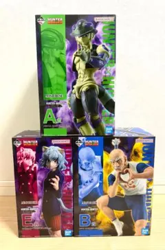 【開封品・3点】一番くじ　ハンターハンター　フィギュア　キメラアント編