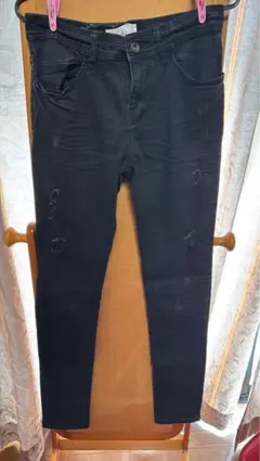 Avid Jeans ブラック スキニージーンズ