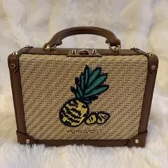 MICHAEL KORS パイナップル刺繍 ハンドバッグ