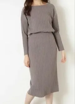 針抜きニットセットアップ NATURAL BEAUTY BASIC