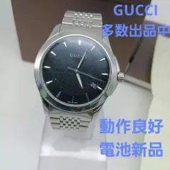 希少 美品 グッチ 5500XL シェリーライン デイト メンズ 稼動品 付属品