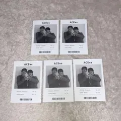 WINK UP 4月号 レシート風フォト 那須深田↔佐藤作間 5枚