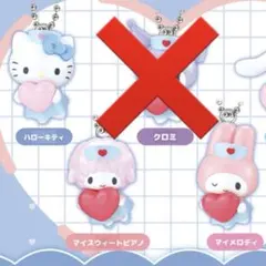 ナーススイングマスコット　キティ　ピアノ　マイメロディセット