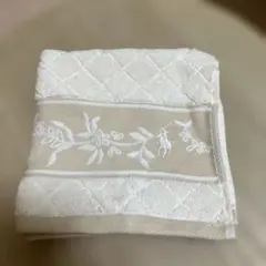 Ralph Lauren ホワイト　フェイスウォッシュタオル