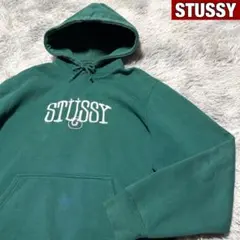 【入手困難】STUSSY✨ ビッグロゴアーチスウェット❗️送料込み STUSSY◇スウェット/XL/コットン/グレー/アーチロゴ/ステューシー