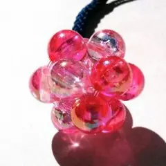 クリアピンクストラップ