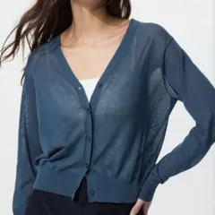 UNIQLO ユニクロ ライトVネックカーディガン Lサイズ