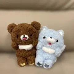 リラックマストア限定 チャイロイコグマ アオイコオオカミぬいぐるみ