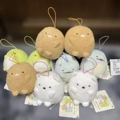 すみっコぐらし ばんざいゴムひも付きマスコット あじ