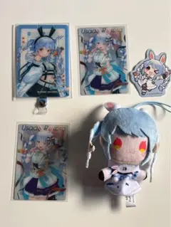 兎田ぺこら グッズまとめ売り 指パペット 一番くじ ウエハース