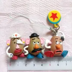 トイストーリー ポテトヘッド きゅうり ストラップ キーホルダー1個