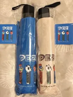 PEZ☆折りたたみ傘 2本セット 晴雨兼用