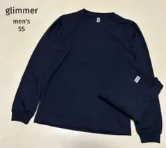 新品【グリマー】UVカットドライメッシュ吸汗速乾ブラック長袖アンダーシャツ 2枚