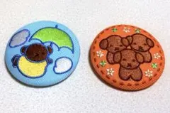 ミッフィー Flower Miffy 刺繍ブローチコレクション 2個セット
