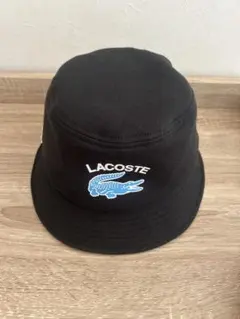 LACOSTE ブラック バケットハット