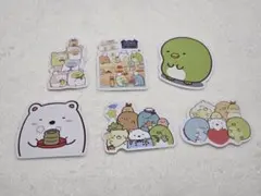 すみっコぐらし　可愛いキャラクター ステッカー 6枚セット