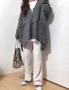 ゴム ワイドパンツ