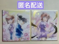 名探偵コナン 色紙 灰原哀 江戸川コナン 2枚セット おまけ付き