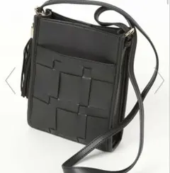 ニコアンド メッシュ　スクエア　ショルダーバック　スマホショルダー　ミニバック