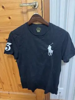 Polo Ralph Lauren ブラック Tシャツ カスタムスリムフィット