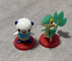 チョコエッグ　ポケモン　旅立ちの3匹　ミジュマル ツタージャ