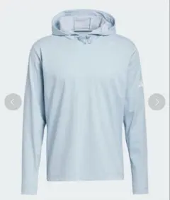 【新品】adidas Golf ライトブルー フーディー