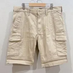 アーバンリサーチ カーゴショートパンツ 40 綿 夏 ベージュ アウトドア