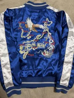 BODY WAVE 龍 鷲 地図 日本限定 スカジャン サテン vintageのサムネイル