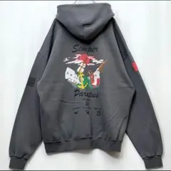 【レア】セムパーパラトゥス グレー プリントパーカー 輸入 古着