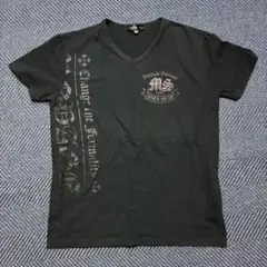 Y2K archive graphic tee vネックお兄系ダークウェア 平成 - メルカリ