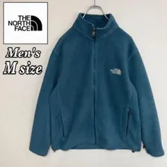 ノースフェイス ポーラーテック フリースジャケット ブルー メンズ Mサイズ