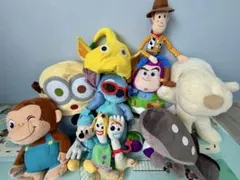 ミッキースティッチ スヌーピ トイストーリー ミニオン ぬいぐるみセット