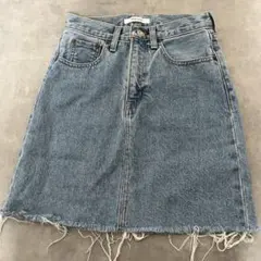 平成ギャル　Moussy ライトブルーデニム　スカート