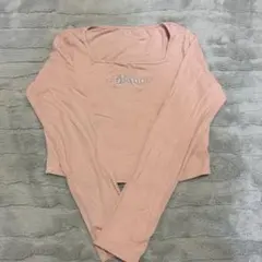 Dazy Baby刺繍入り長袖Tシャツ XL ピンク