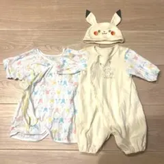 パステル出産準備3点セット monpoke モンポケ ベビー服 50-60cm