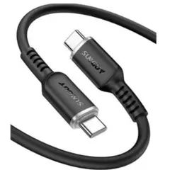 USB Type-C ケーブル 2m ブラック タイプC 柔軟ソフトタイプ