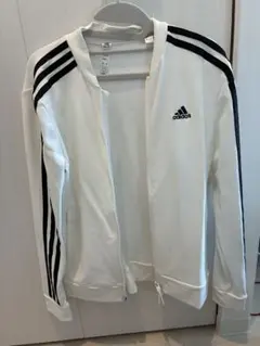 adidas ホワイト ジャケット M