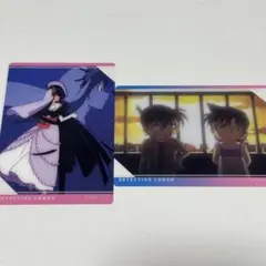 名探偵コナン 場面写トレーディング クリアカード 工藤新一　毛利蘭