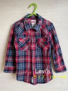 Levi's チェックシャツ ネルシャツ 110〜116