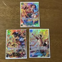 ワンピースカード モンキー・D・ルフィ　sec op13-118 3枚セット
