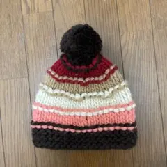 GapKids ニット帽 ポンポン付き 52-54cm  値段交渉アリ