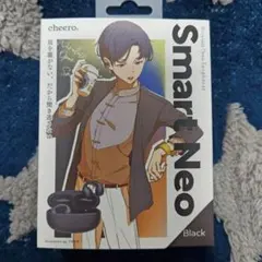 cheero Smart Neo ワイヤレスイヤホン　ブラック